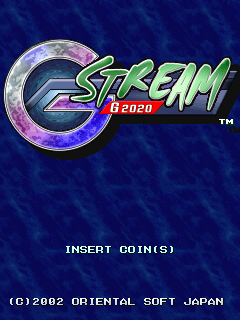 G-Stream G2020 Title Screen